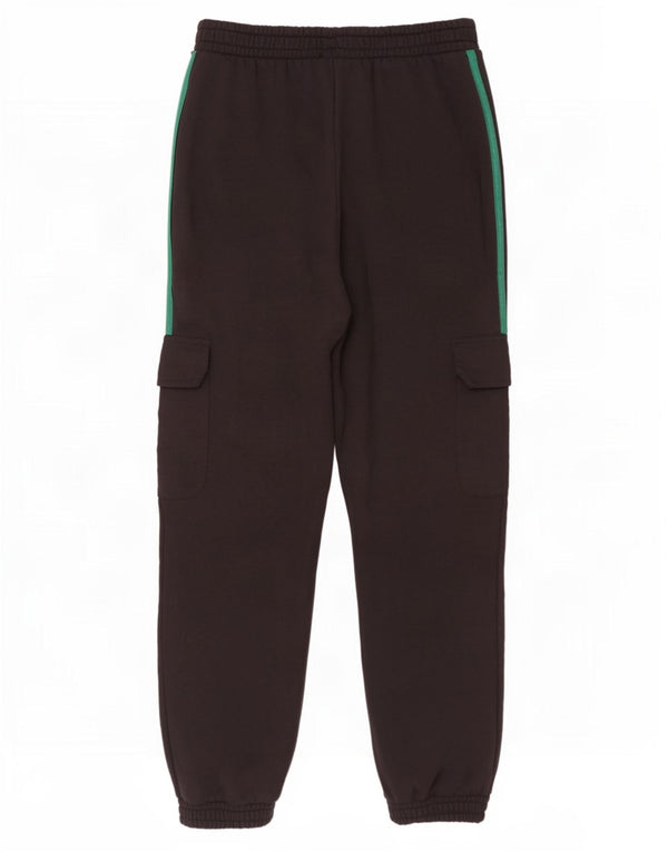 Adidas Dame Cargo Træningsdragt Bukser Joggers UK 14 Medium Sort Bomuld