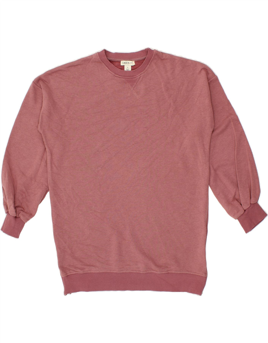 OASIS Womens Sweatshirt Jumper UK 14 Medium Pink Polyester Vintage Oasis and Second-Hand Oasis from Messina Hembry 