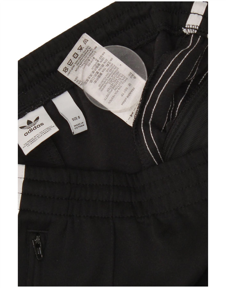 ADIDAS Træningsdragtsbukser til kvinder UK 8 Small Black Polyester
