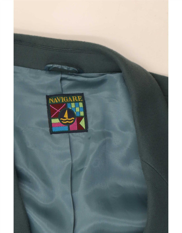 Navigare Herre 2 Button Blazer Jacket UK 40 Large Green