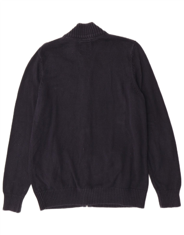 Besætningstøj Herre cardigan sweater Medium marineblå bomuld