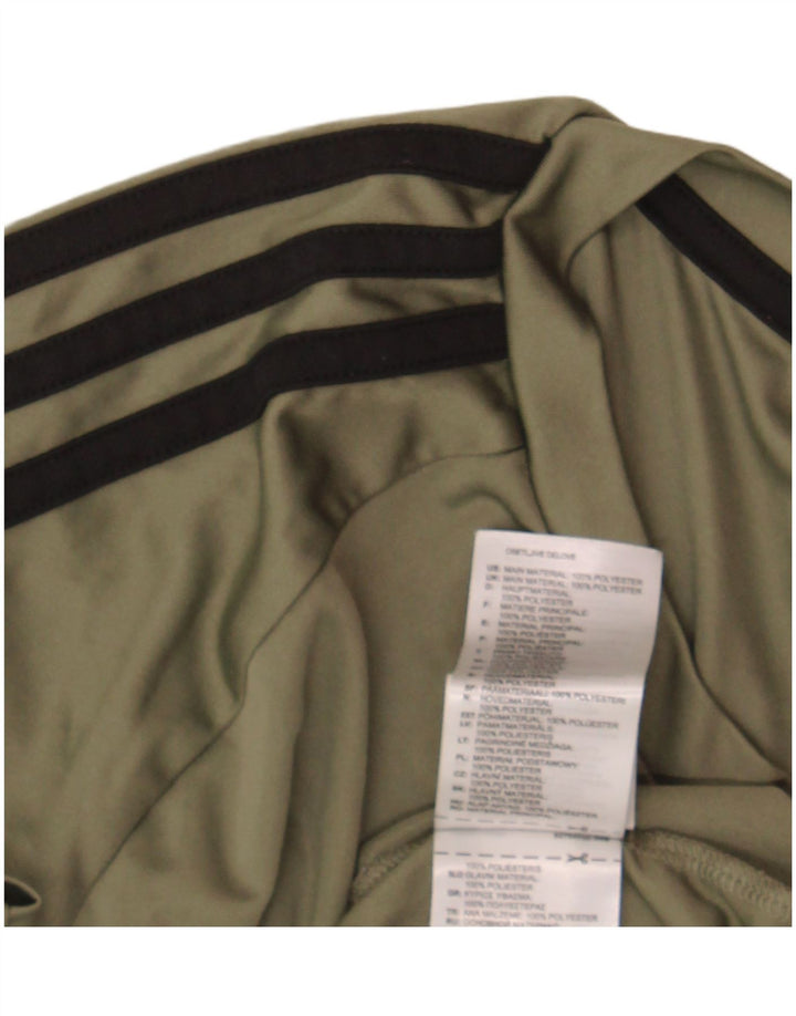 ADIDAS Mens Climalite T-Shirt Top Small Khaki Polyester