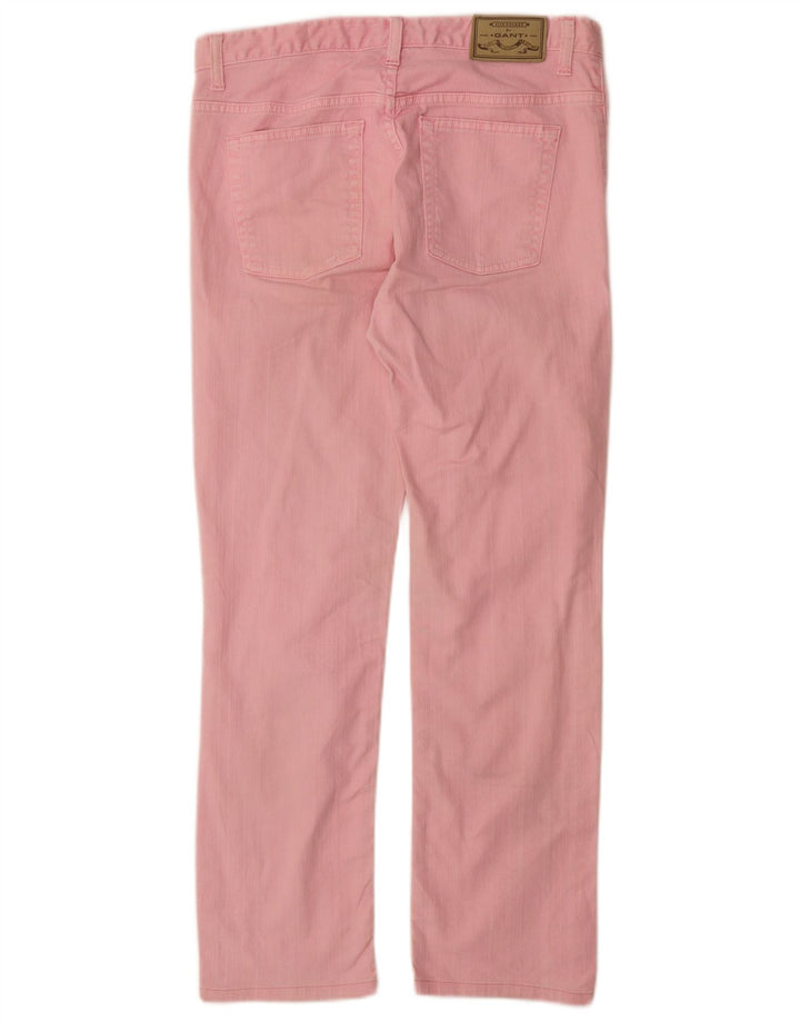 GANT Dame Dawn Regular Fit Lige Casual Bukser W29 L32 Pink Bomuld