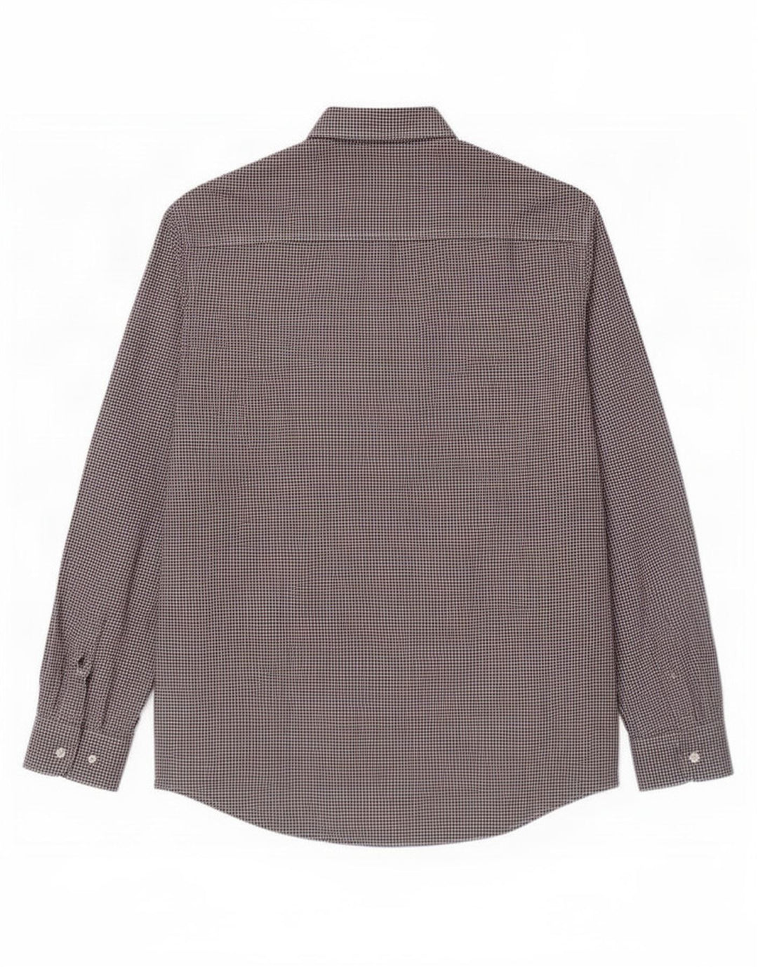 Superdry Herreskjorte Medium Burgundy Houndstooth Bomuld