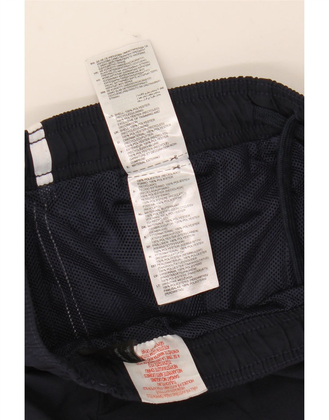 Adidas drenge sportsshorts 9-10 år marineblå polyester