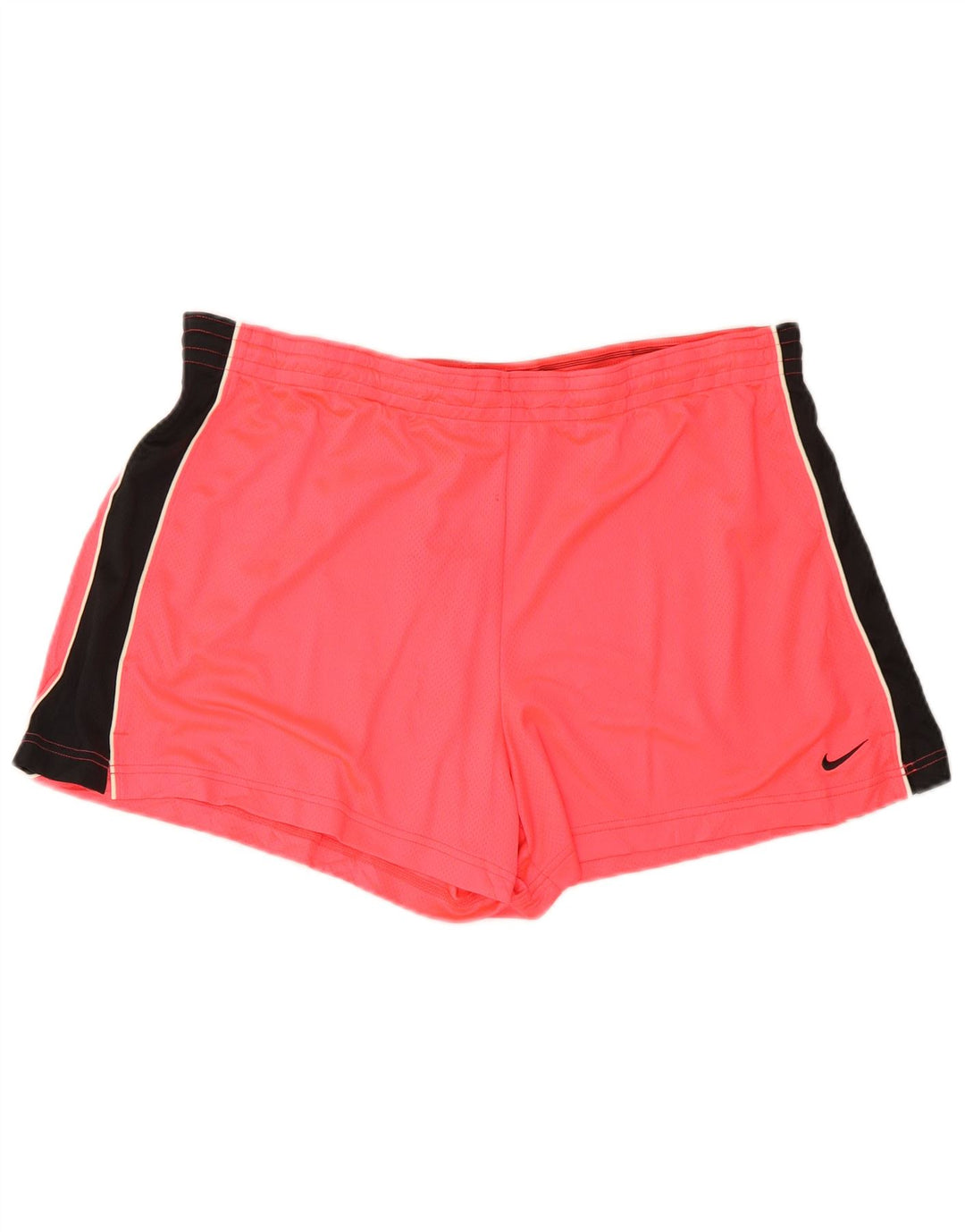 NIKE Womens Sport Shorts UK 18 XL  Pink Colourblock Polyester