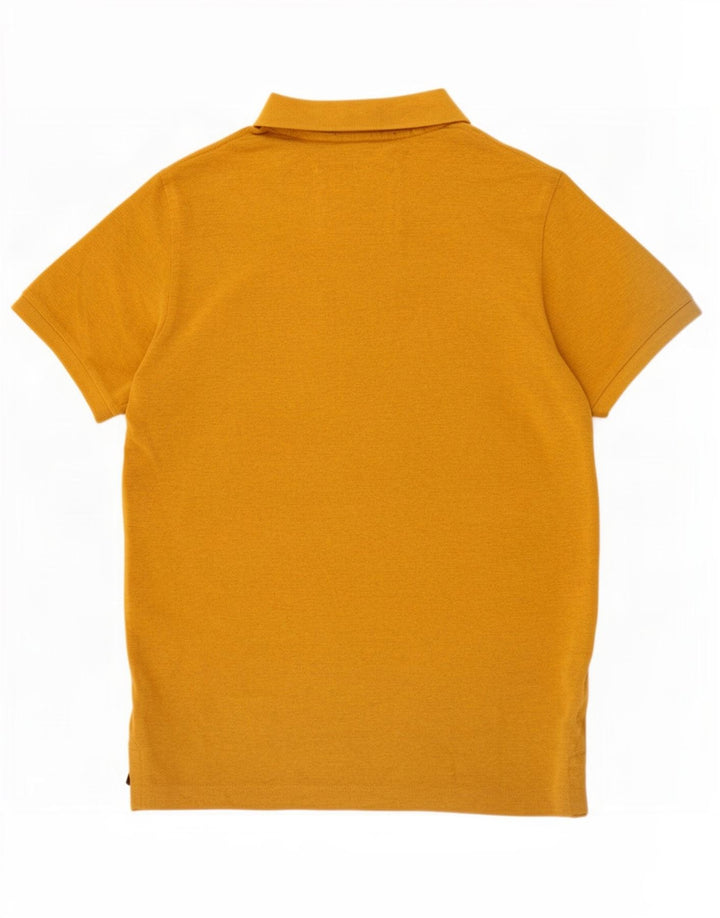 Superdry Poloshirt til mænd Stor gul bomuld