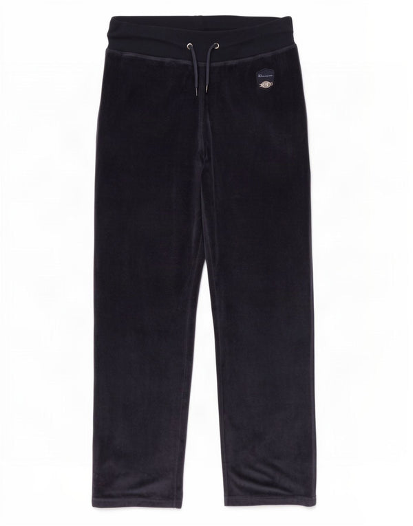 Champion kvinders velour træningsdragt bukser UK 14 Medium Navy Blue