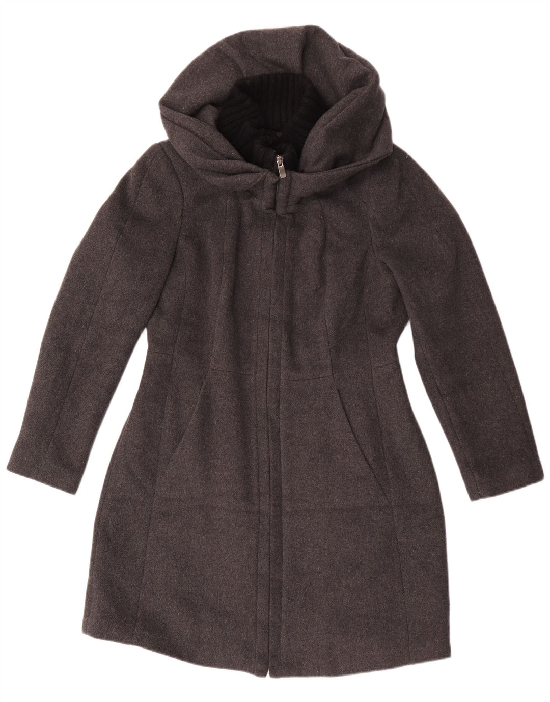 Zara hættefrakke til kvinder UK 18 XL Grå
