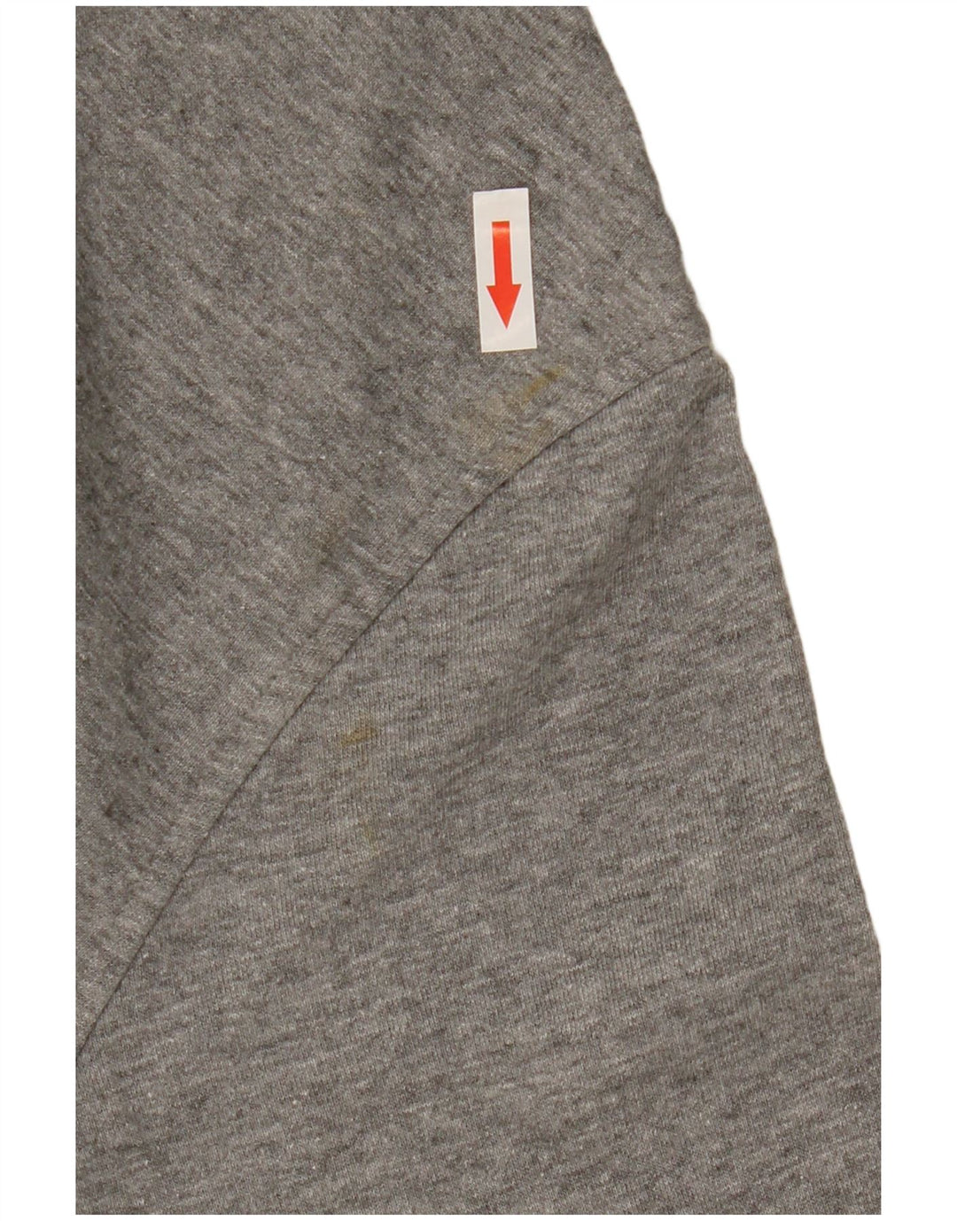 Jack & Jones grafisk sweatshirt til mænd, stor grå flækket bomuld