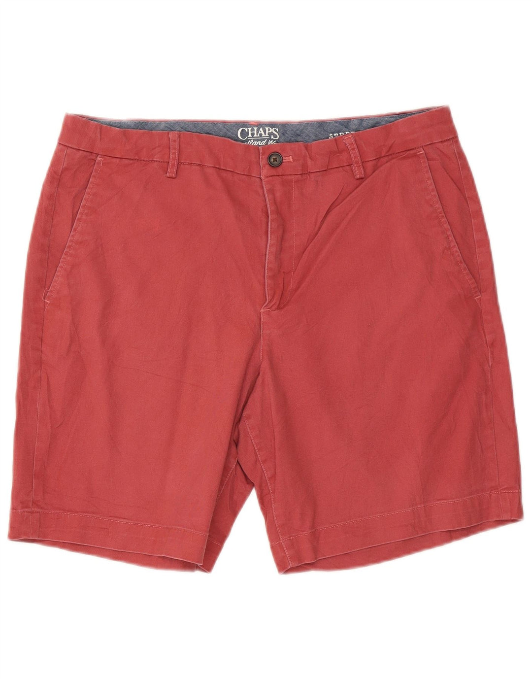 Chaps Herre Chino Shorts W36 Stor Rød Bomuld