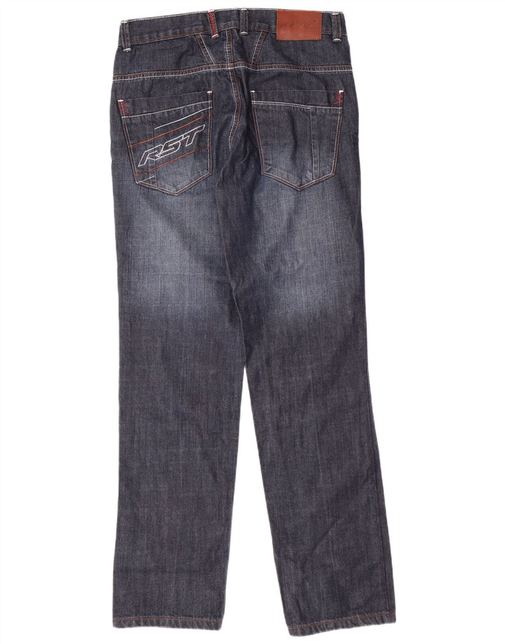 RST almindelige lige jeans til kvinder W32 L31 Marineblå bomuld