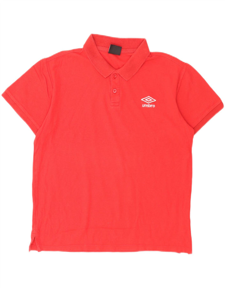 Umbro Herre Polo Shirt Stor Rød Bomuld