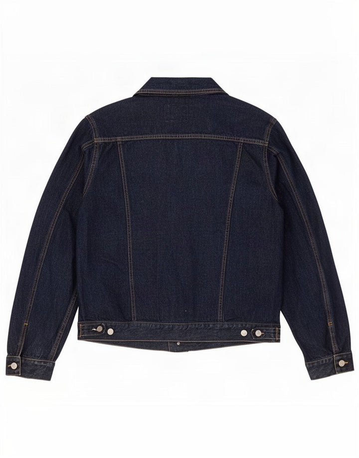 Benetton Dame denimjakke UK 18 XL Navy Blue