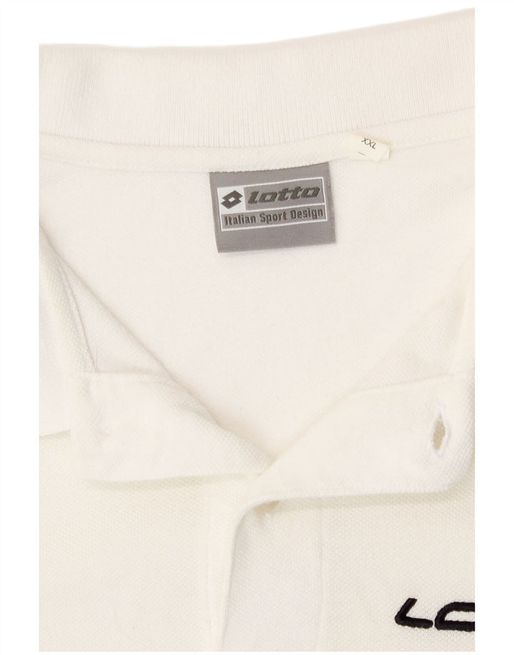 Lotto Herre Polo Shirt 2XL Hvid