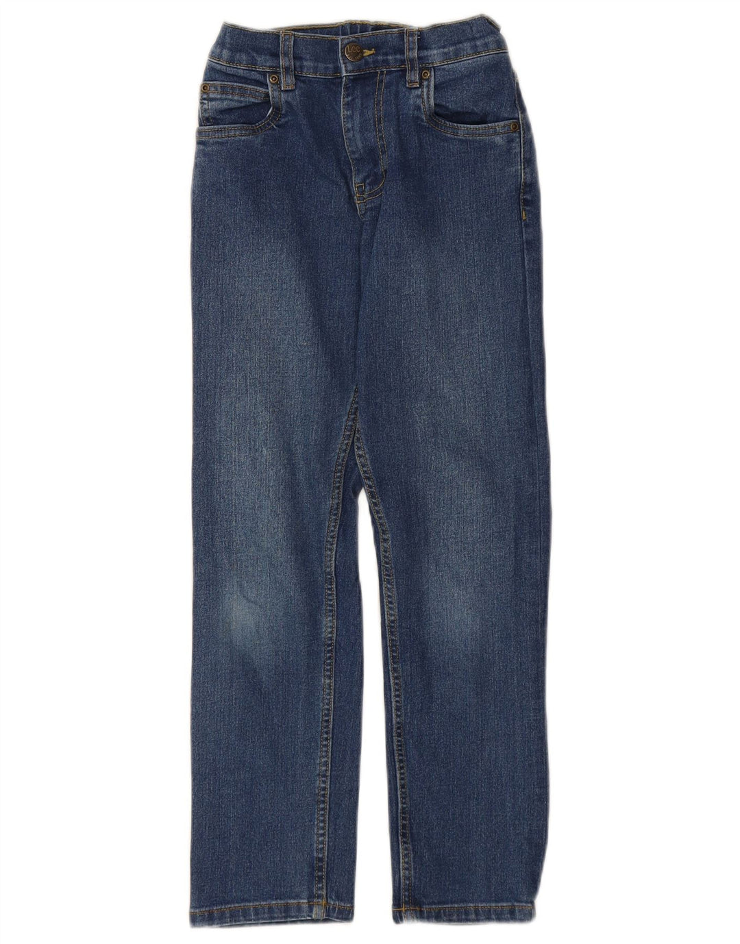 LEE Straight Jeans til drenge 10-11 år W22 L24 Blå Bomuld