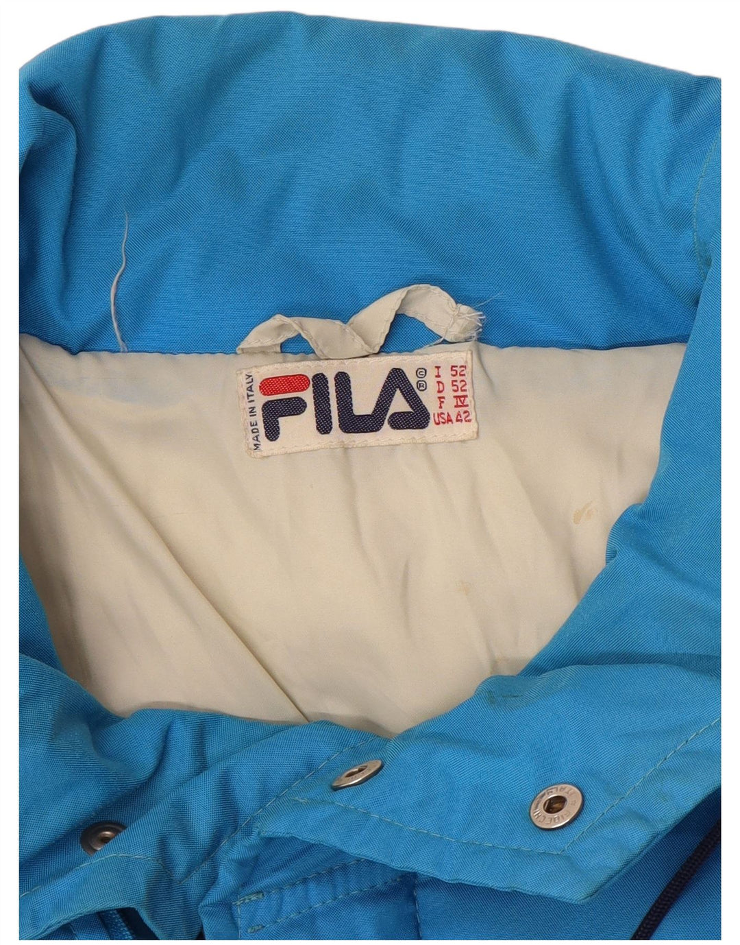 Fila Herre Polstret Frakke IT 52 Stor Blå