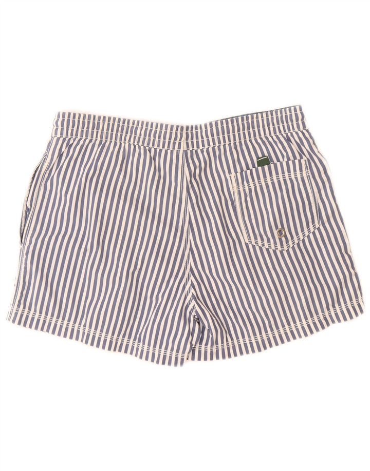 North Sails Badeshorts til mænd mellemblå stribet polyamid