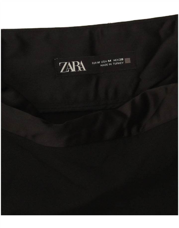 Zara Casual Shorts til kvinder Medium W28 Sort