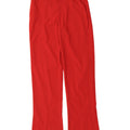 Zara Dame Bootcut Chino Bukser Small W26 L33 Rød Polyester