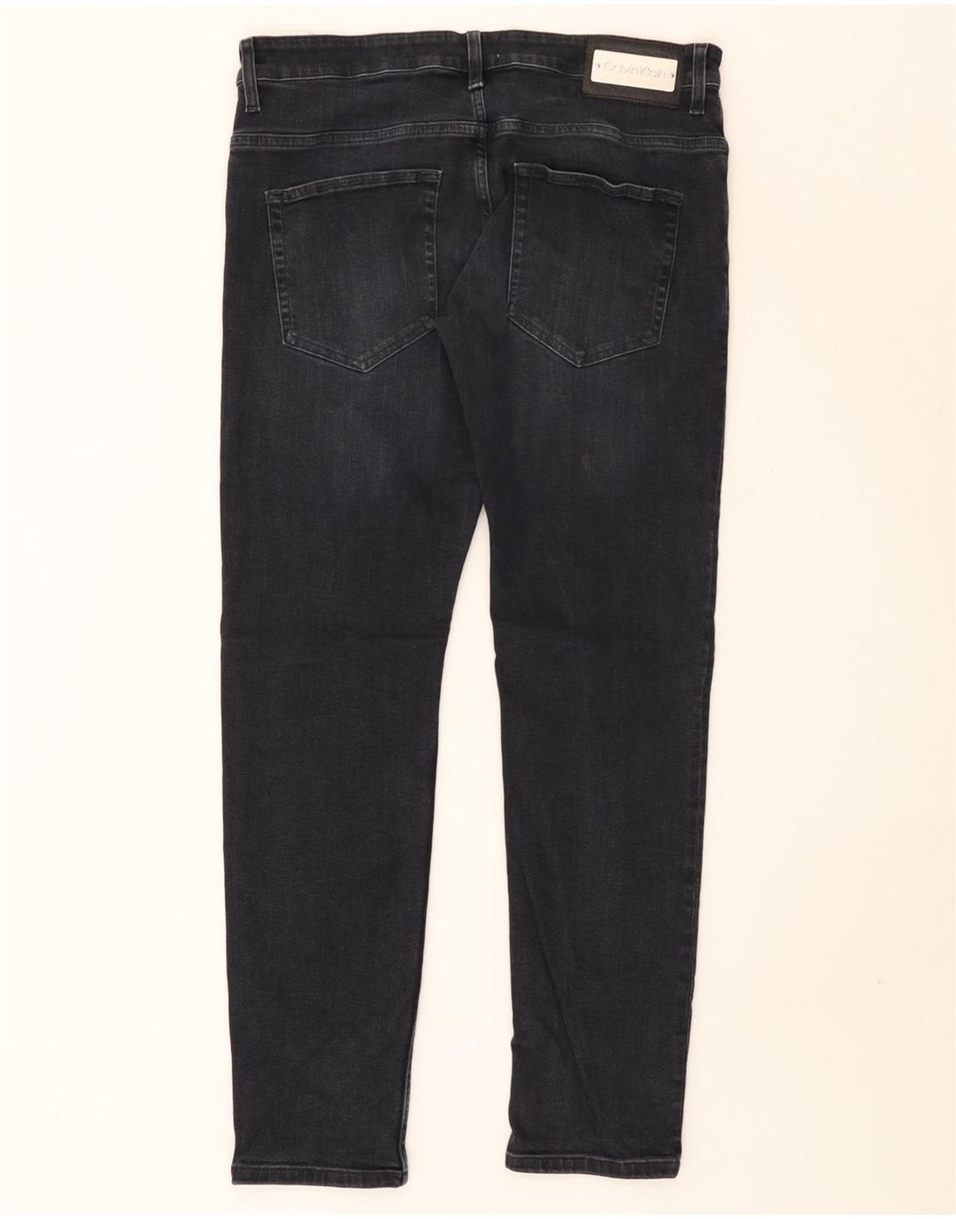 Calvin Klein Herre Slim Jeans W33 L32 Sort Bomuld