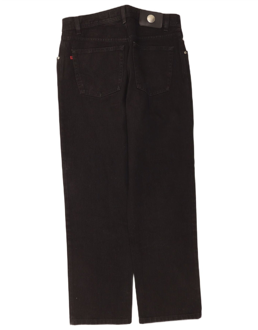 Pierre Cardin Straight Jeans til mænd W33 L30 Sort bomuld