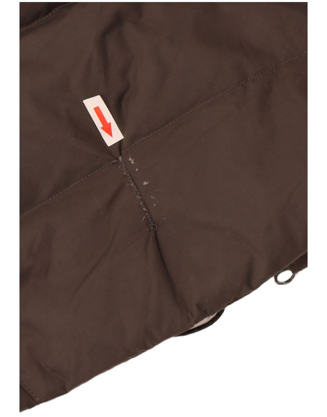 Jack Wolfskin, polstret hættejakke til kvinder UK 12/14 Medium brun polyamid