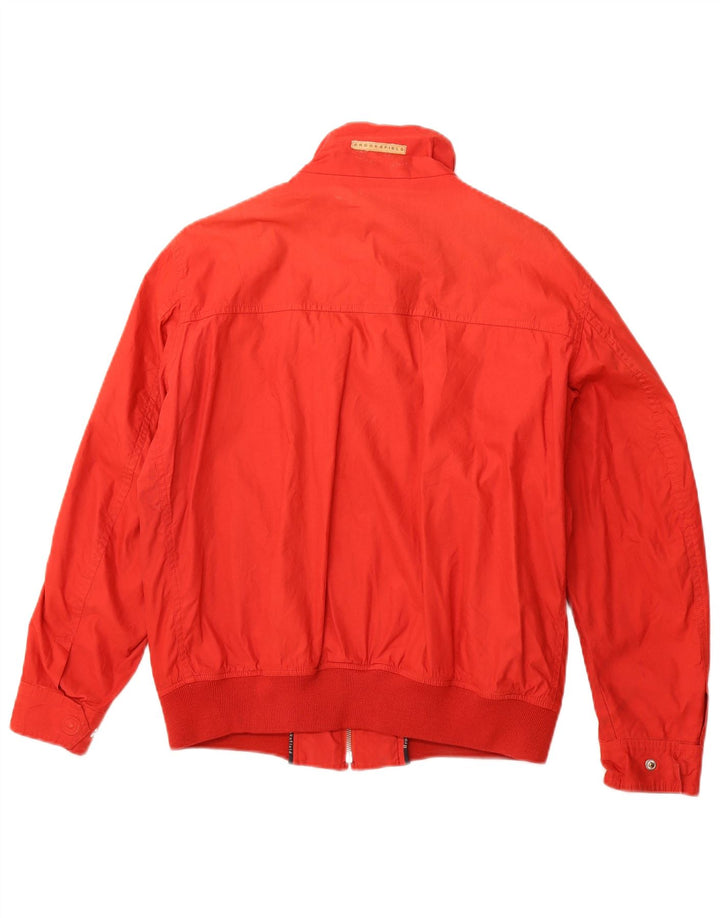 BROOKSFIELD Womens Bomber Jacket IT 48 XL Rød Bomuld