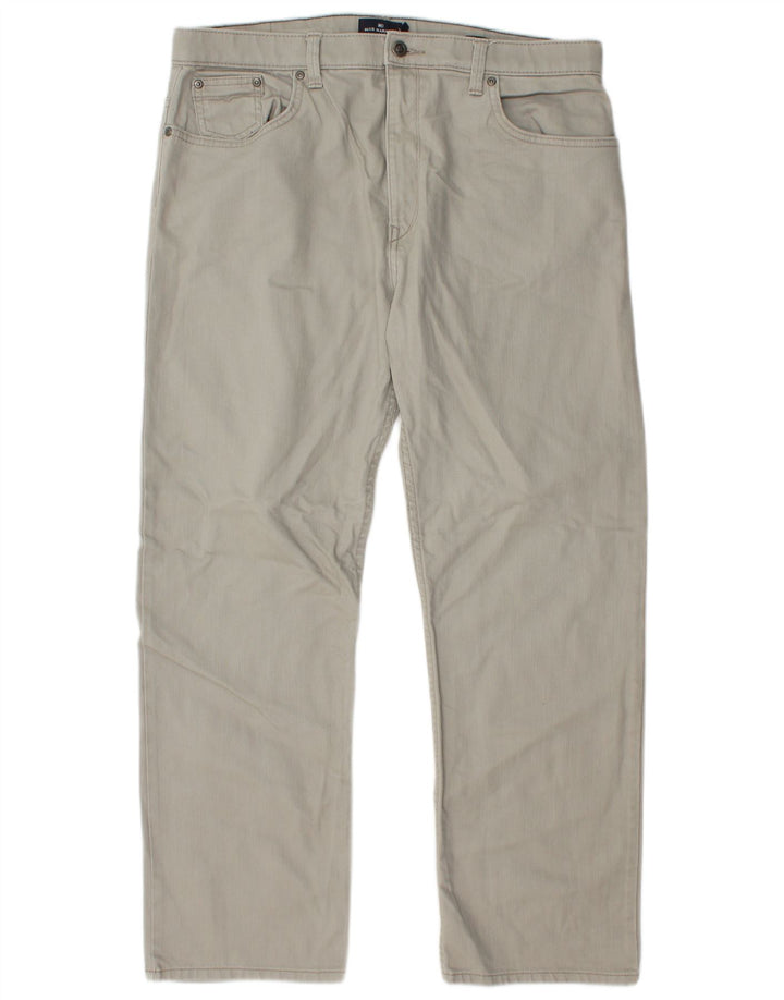 Marks & Spencer Straight Jeans til mænd W36 L29 Grå bomuld