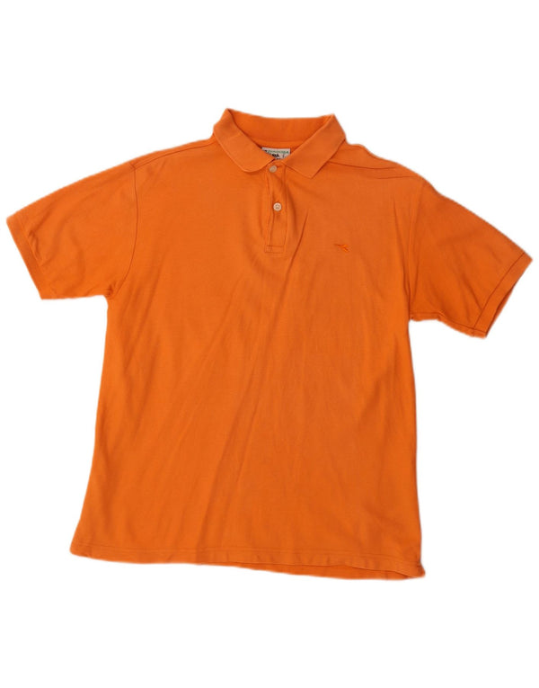 Diadora Boys Polo Shirt 13-14 år Orange Bomuld