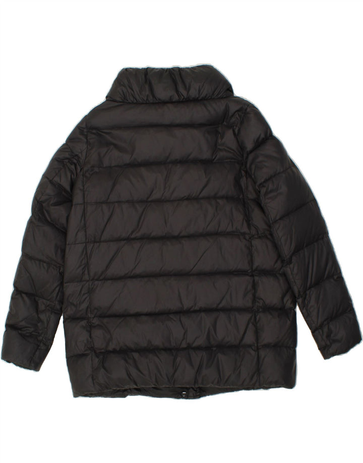 VINTAGE Womens Padded Jacket UK 16 Large Black Nylon Vintage Vintage and Second-Hand Vintage from Messina Hembry 