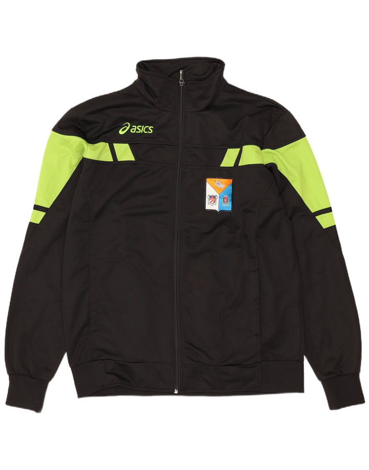 Asics Træningsdragt til mænd Topjakke Medium Sort Colourblock Polyester