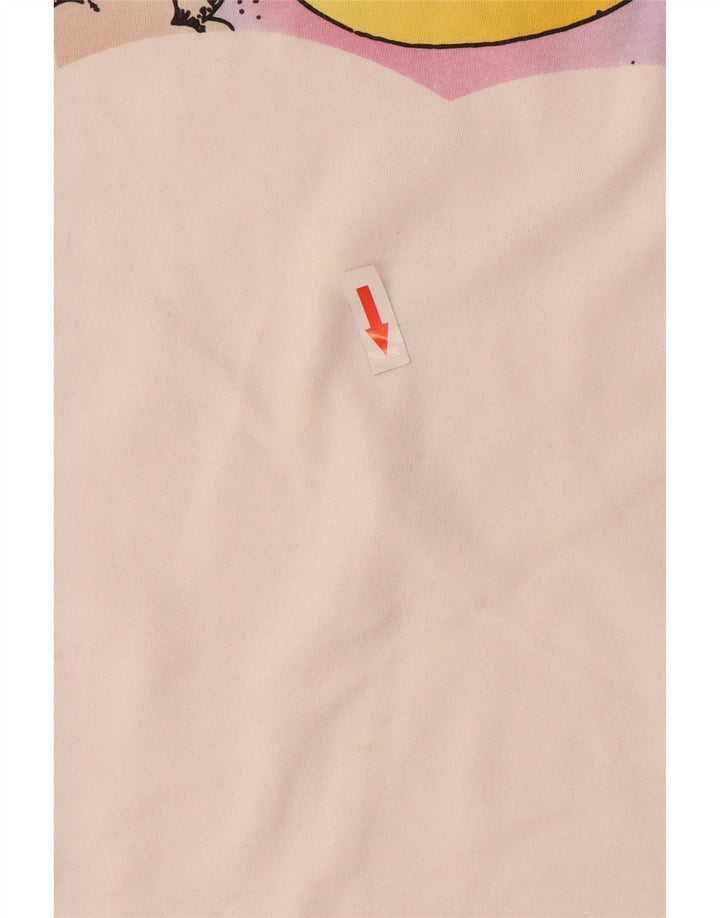 Levi's Dame Grafisk T-Shirt Top UK 10 Small White