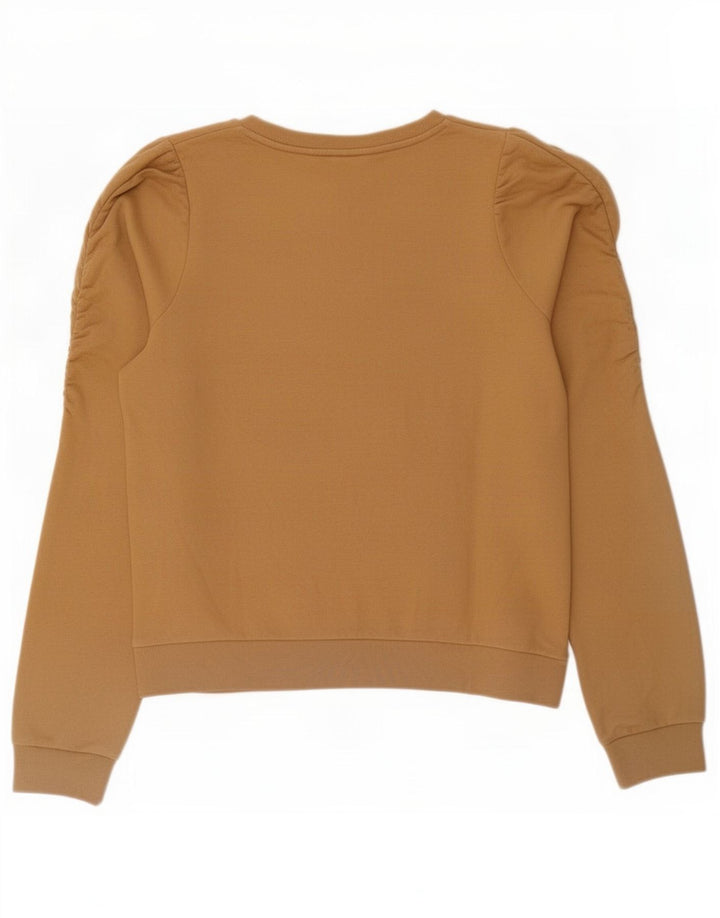 Gap Dame Sweatshirt Jumper UK 14 Medium Beige Bomuld