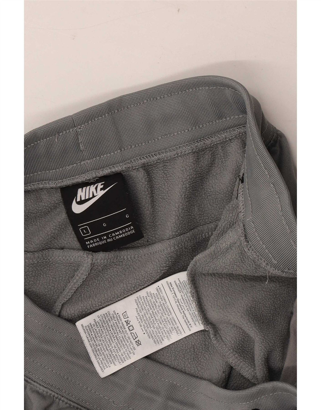 Nike Herre grafisk træningsdragt Bukser Joggers Large Grå Polyester
