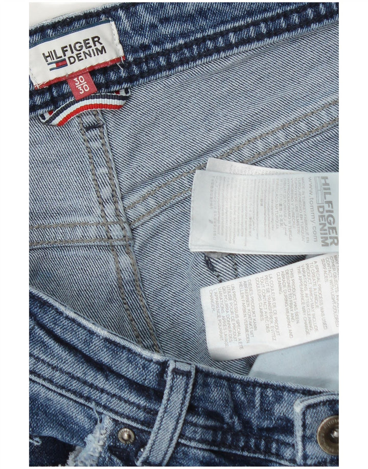 Tommy Hilfiger Dame Slim Jeans W30 L25 Blå Bomuld