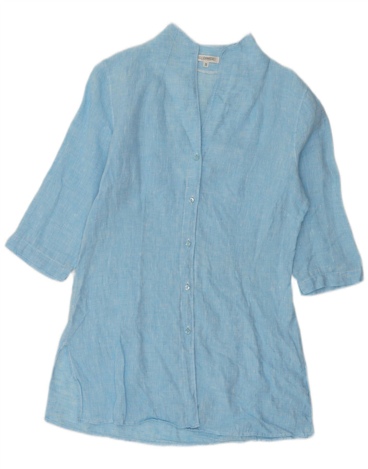 Naracamicee skjorte med 3/4 ærmer til kvinder UK 12 Medium Blue