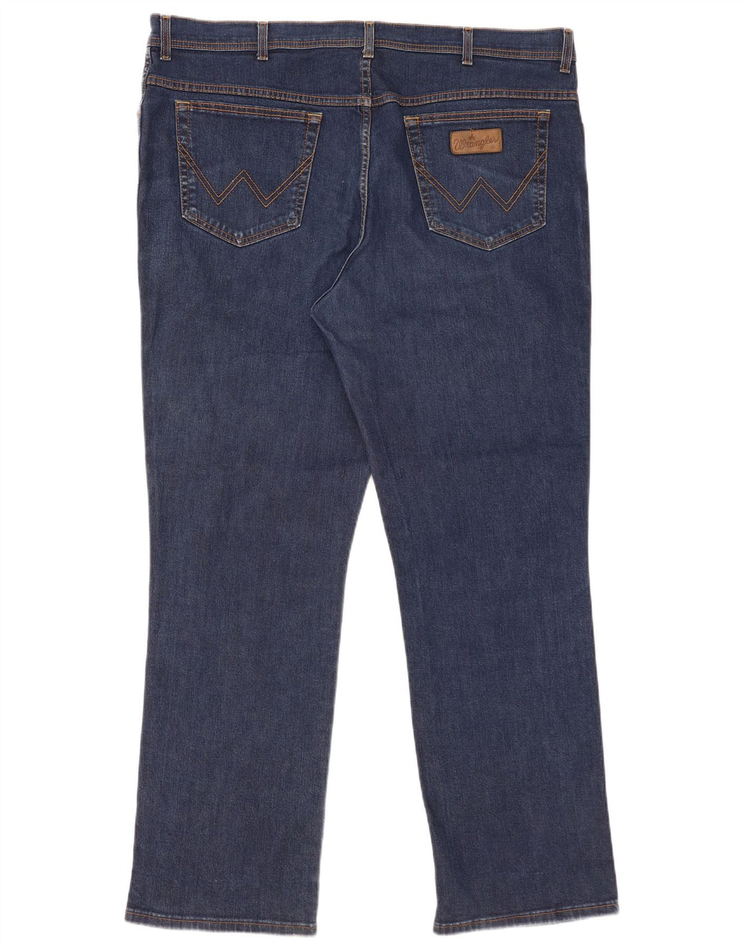 Wrangler Herre Texas Stretch Straight Jeans W44 L32 Blå Bomuld