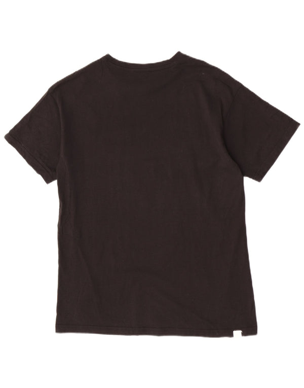 Puma drenge grafisk t-shirt top 13-14 år sort bomuld