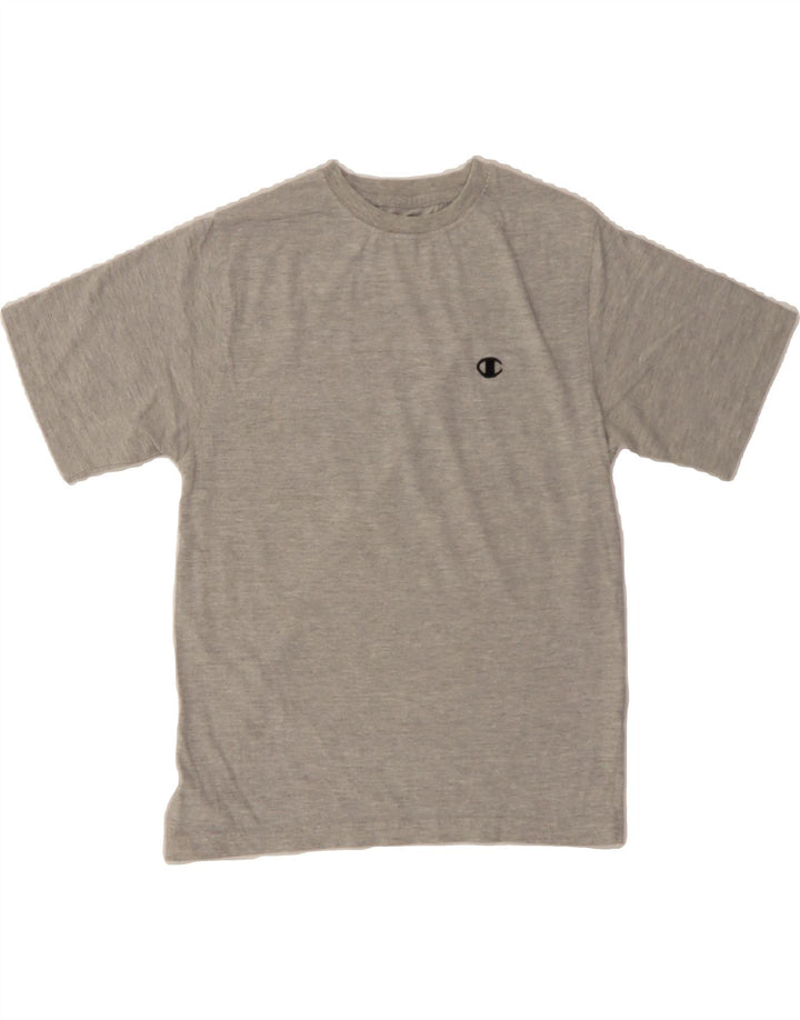 CHAMPION Womens T-Shirt Top UK 12 Medium Grey Cotton Vintage Champion and Second-Hand Champion from Messina Hembry 