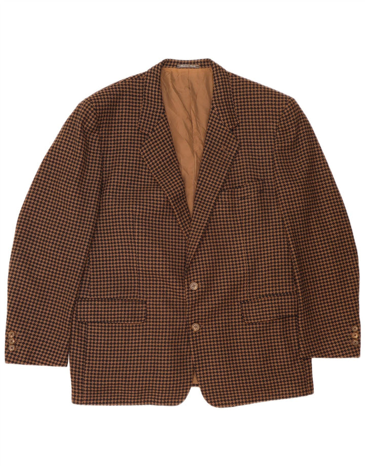 Corneliani Herre 2-knaps blazerjakke IT 56 3XL Brown Houndstooth