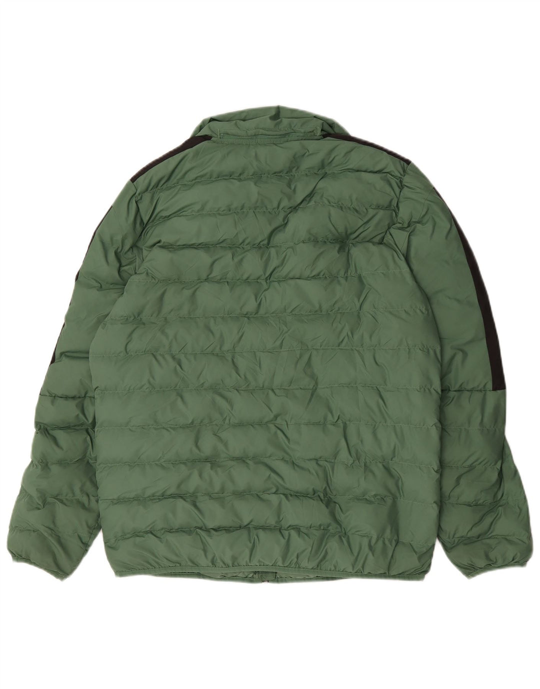 Puma polstret jakke til mænd UK 38 Medium Green Colourblock Polyester