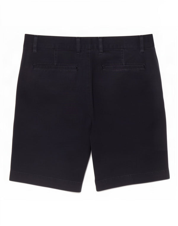 Lacoste Herre Slim Fit Chino Shorts Størrelse 40 Medium W32 Marineblå Bomuld