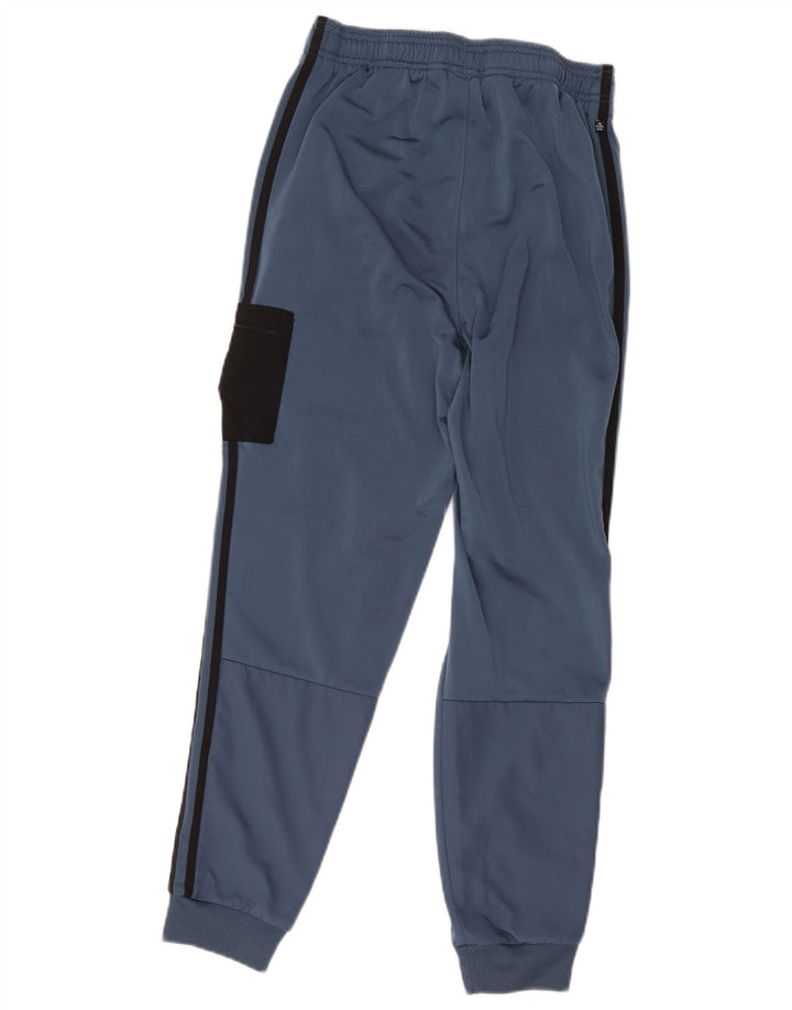 Adidas Drenge Træningsdragt Bukser Joggers 13-14 År Blå Polyester