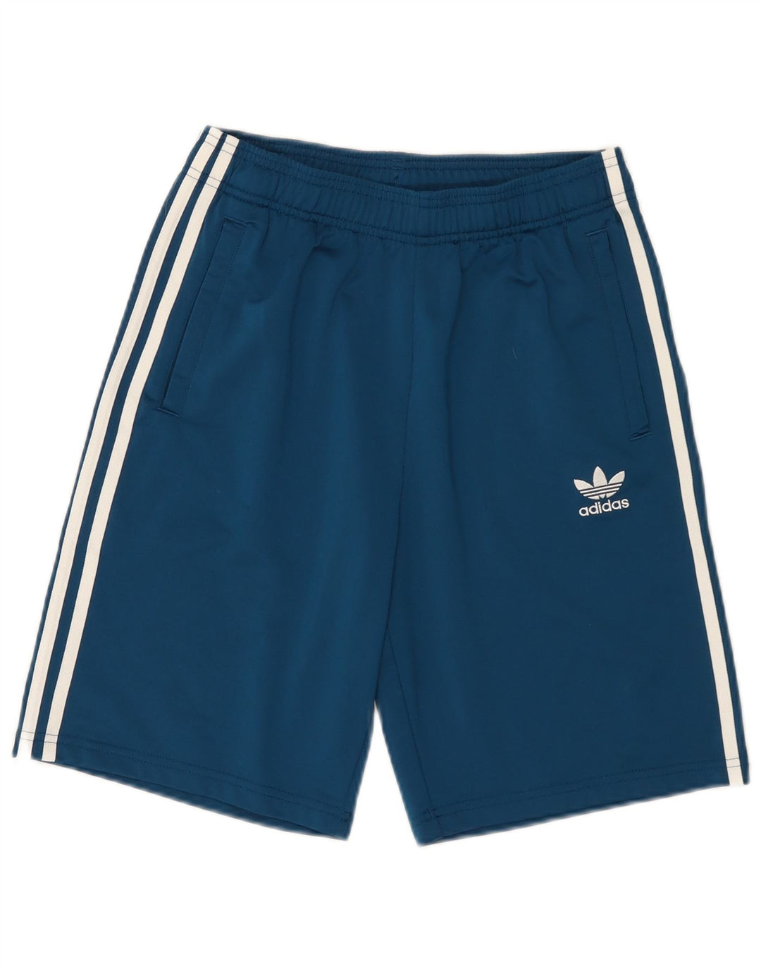 Adidas Boys Sports Shorts 13-14 år Blå polyester