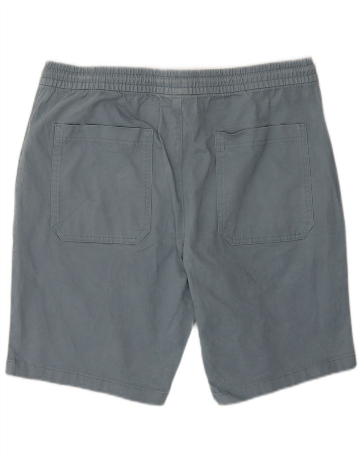 Marks & Spencer Herre Chino Shorts W34 Large Blue Cotton
