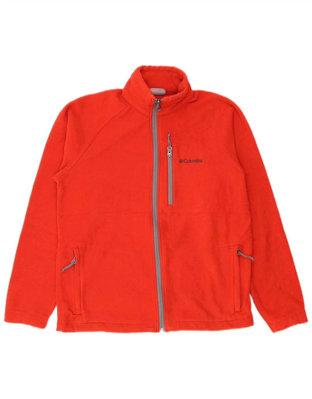 Columbia Herre Fleecejakke UK 36 Lille Rød Polyester