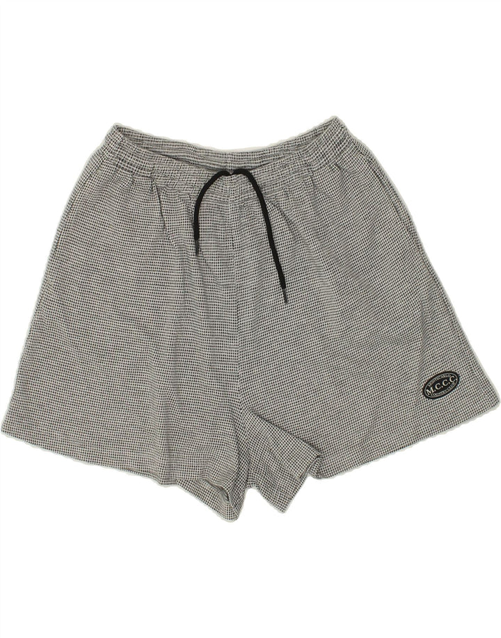 LOTTO Womens Sport Shorts UK 12 Medium Grey Polyester Vintage Lotto and Second-Hand Lotto from Messina Hembry 