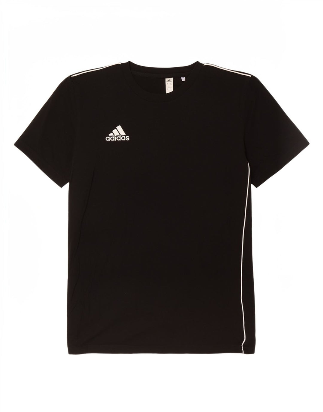 Adidas Herre T-Shirt Top Medium Sort Bomuld