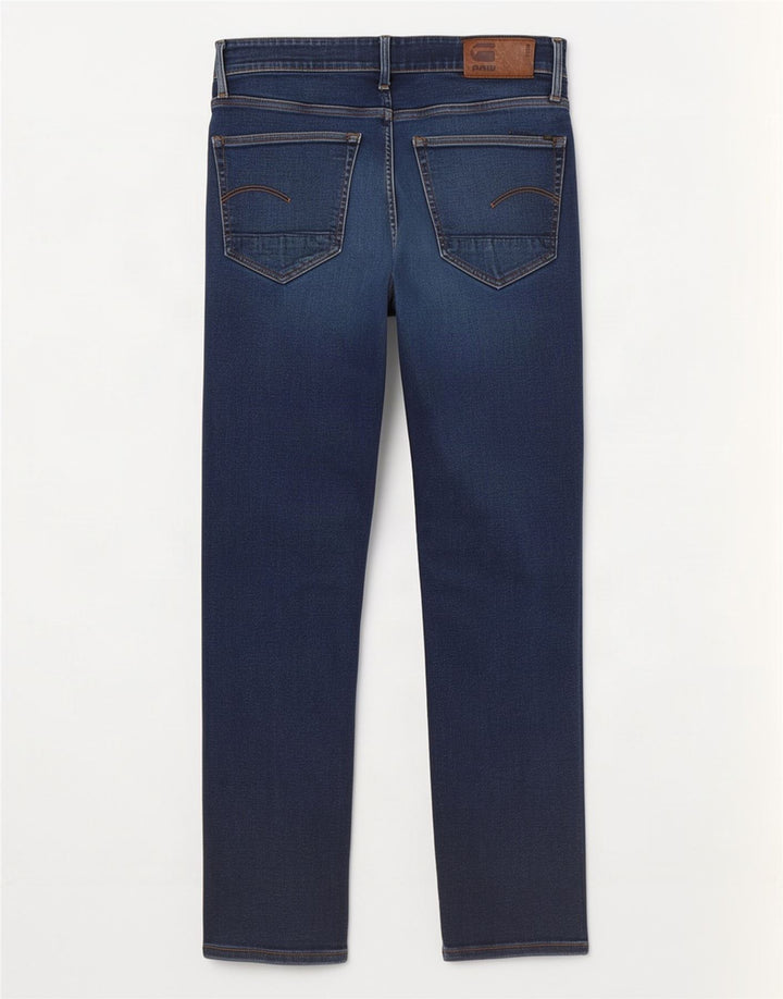 G-Star Herre 3301 Straight Jeans W33 L29 Marineblå Bomuld